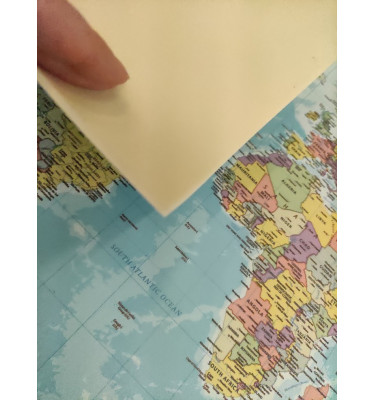 Podkładka na biurko 70x50cm mata ochronna POLITYCZNA MAPA ŚWIATA