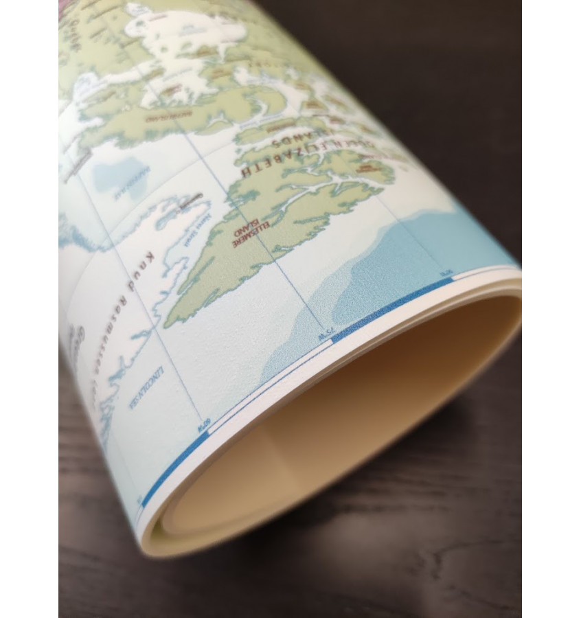 Podkładka na biurko 70x50cm mata ochronna POLITYCZNA MAPA ŚWIATA