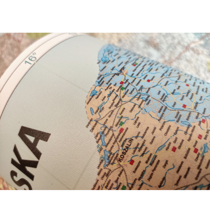 Podkładka 73x50cm na biurko MICKE z IKEA - Mapa Polski