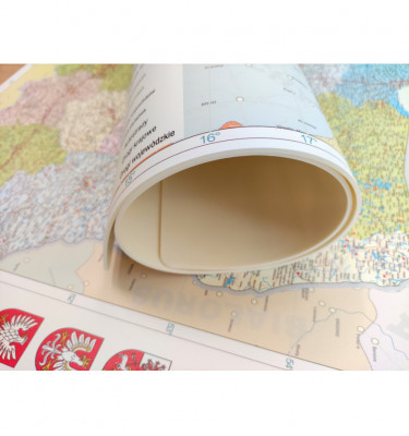 Podkładka 73x50cm na biurko MICKE z IKEA - Mapa Polski