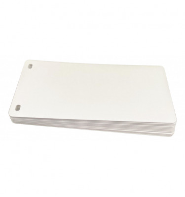  Przekładki do segregatora 1/3 A4 białe tekturowe komplet 25 szt