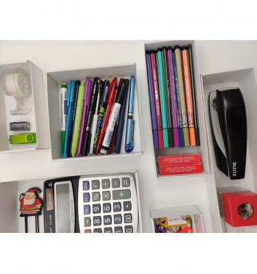 Organizery EKO do szuflady biurka zestaw 6 elementów