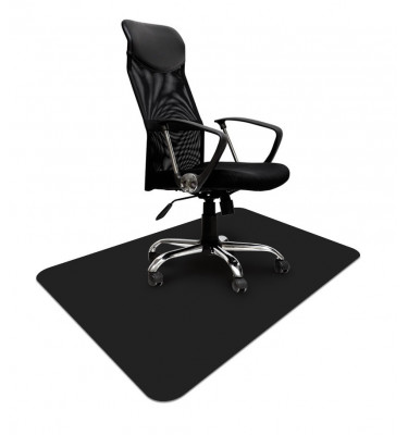 Mata ochronna 70x100cm CZARNA podkładka pod krzesło gr 17mm
