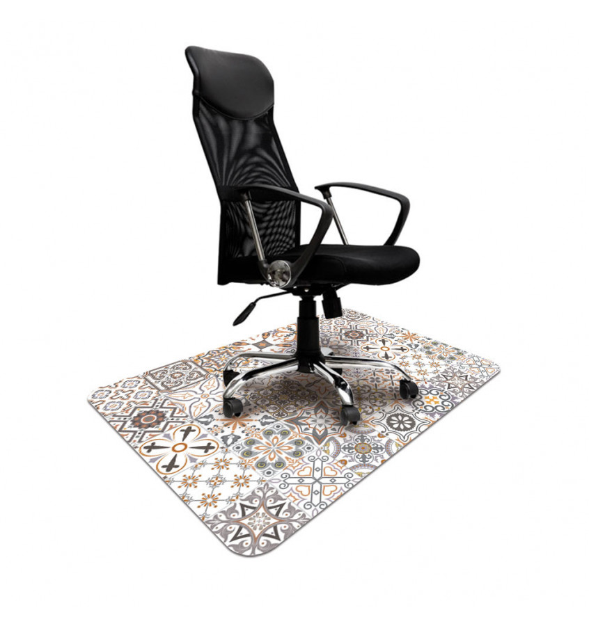 Elastyczna mata 80x120 cm ze wzorem 095 - pod krzesło