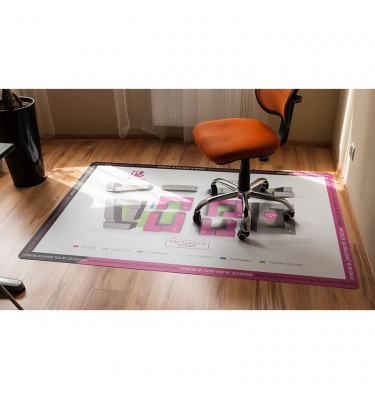 Podkładka ochronna pod krzesło z nadrukiem indywidualnym 100x140cm gr. 13mm