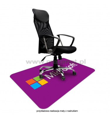 Podkładka ochronna pod krzesło z nadrukiem indywidualnym 100x140cm gr. 13mm