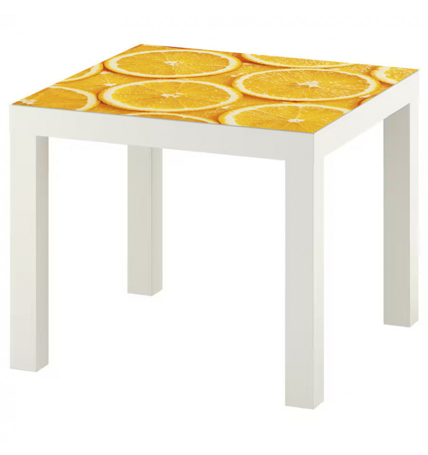 Mata ochronna 55x55 cm - 025 PLASTRY POMARAŃCZY