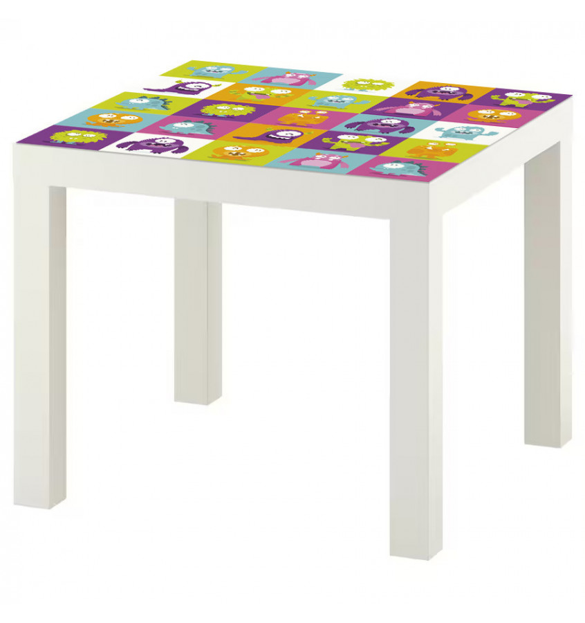 Podkładka elastyczna 55x55 cm - 044 Kolorowe stworki