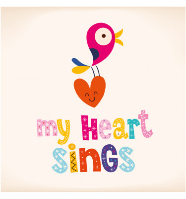 Podkładka elastyczna 55x55 cm - 046 MY HEART SINGS