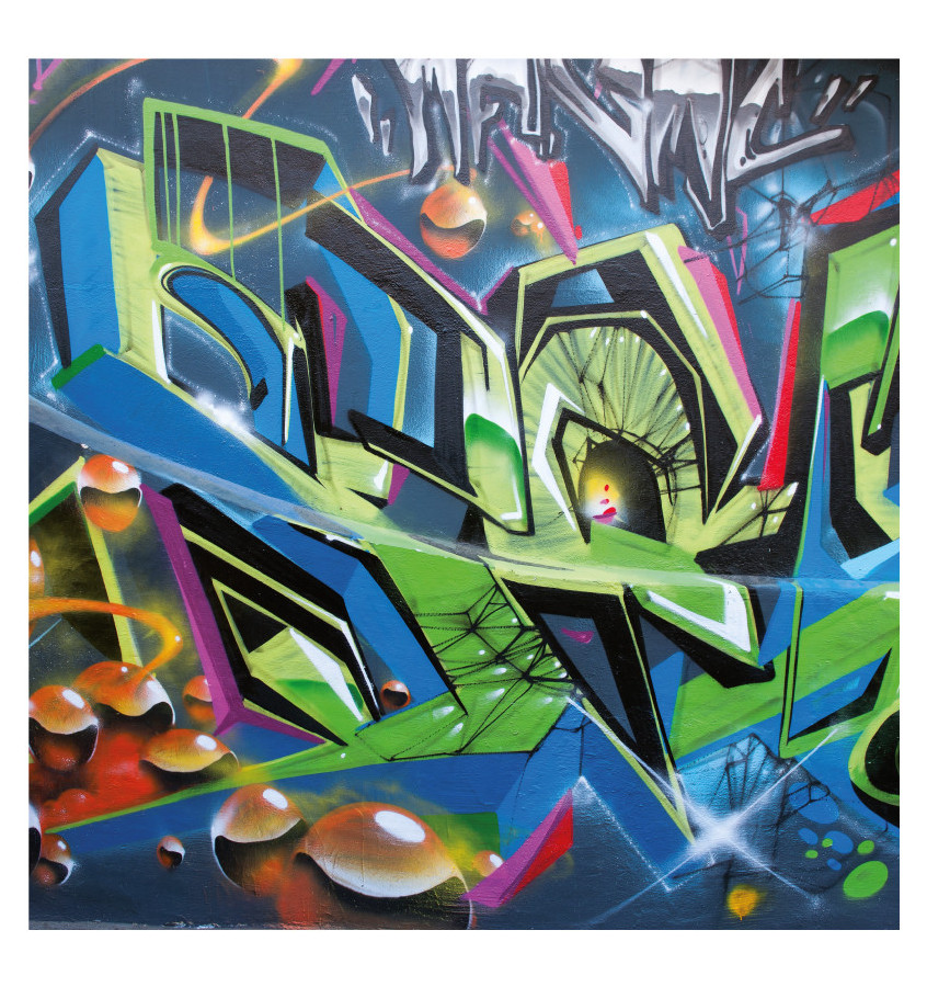 Podkładka elastyczna 55x55 cm - 047 GRAFFIITI