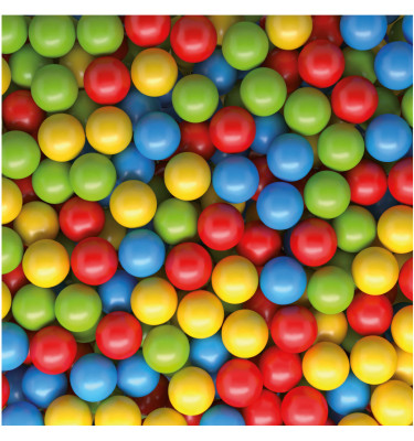 Podkładka elastyczna 55x55 cm - 050 Kolorowe PIŁKI