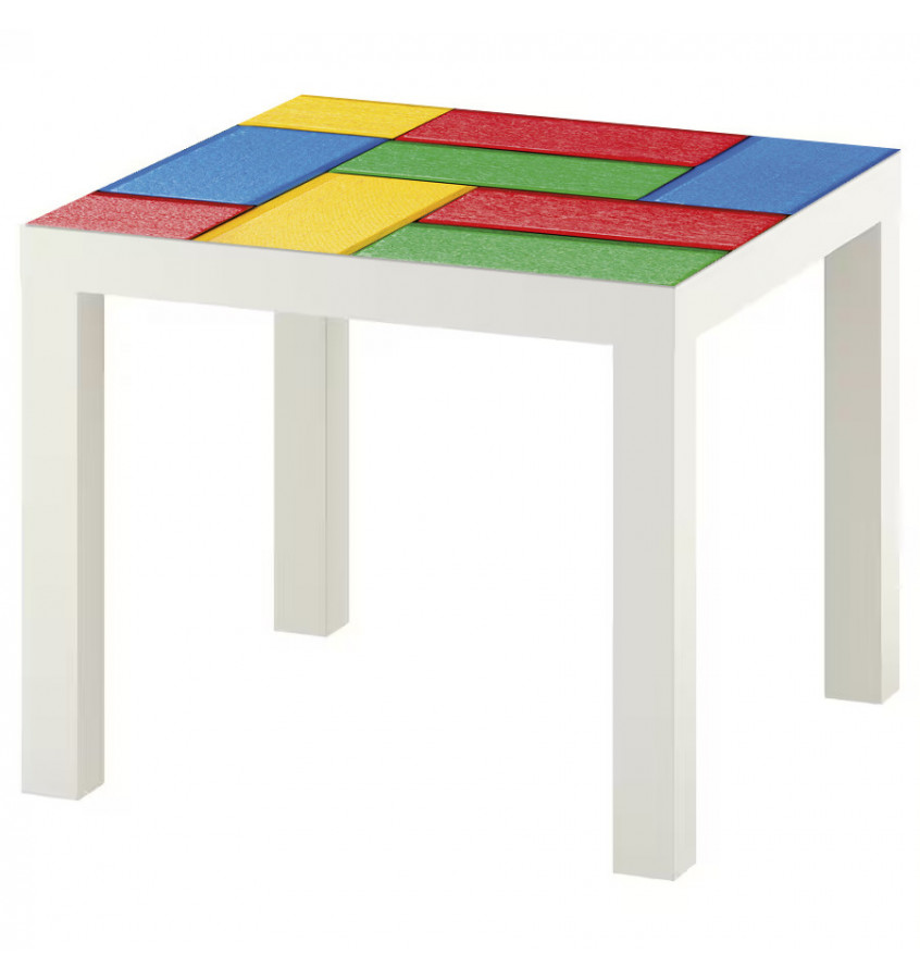 Podkładka dla dzieci 55x55 cm - 051 Kolorowe KLOCKI