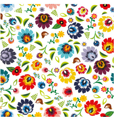Podkładka 55x55 cm - 055 FOLKOWE KWIATY