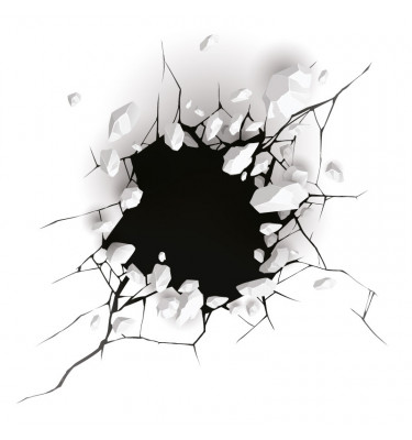 Mata elastyczna 55x55 cm - 059 CZARNA DZIURA