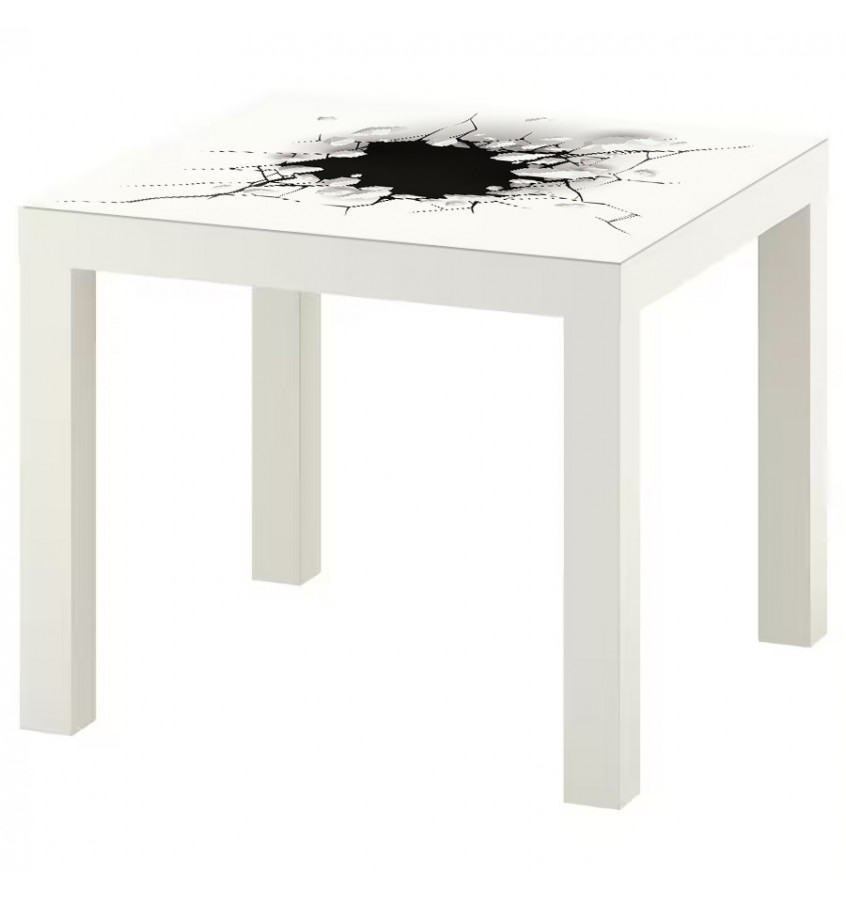 Mata elastyczna 55x55 cm - 059 CZARNA DZIURA