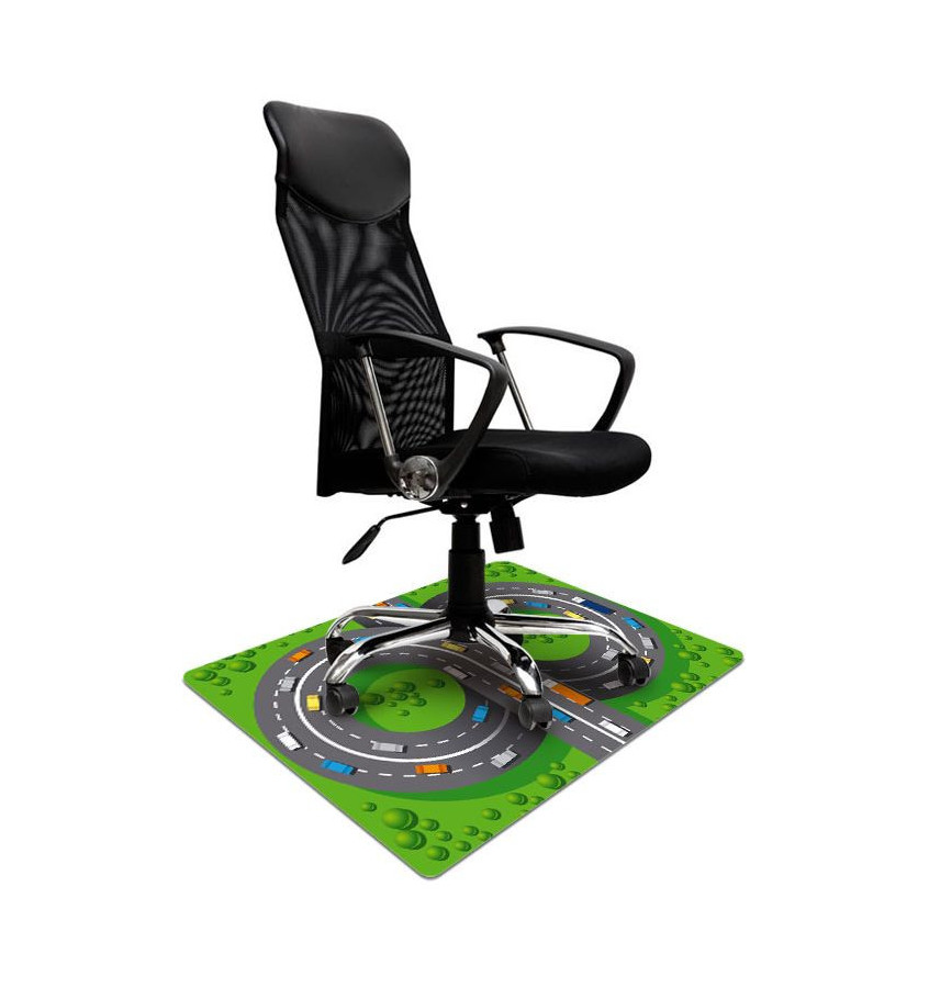 Mata ochronna pod fotel na kółkach z nadrukiem 023 - 80x120cm - gr. 13mm