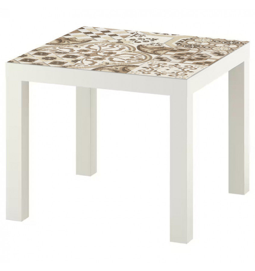 Podkładka 55x55 cm - 090 KAFELKI VINTAGE kremowo brązowe