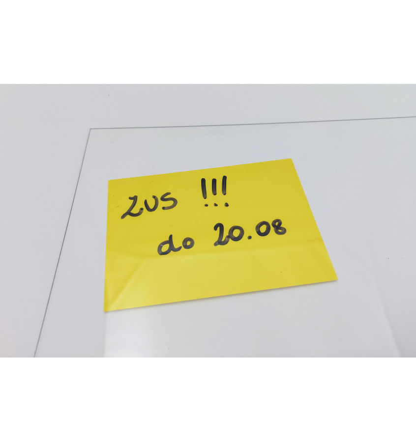 Przezroczysta podkładka 73x50cm na biurko MICKE z IKEA