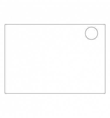 Przezroczysta podkładka 73x50cm na biurko MICKE z IKEA