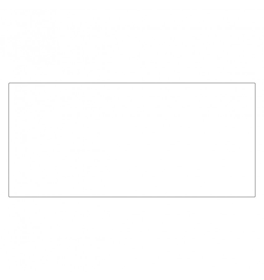 Przezroczysta podkładka 140x65cm na biurko MALM z IKEA