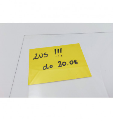 Przezroczysta podkładka 151x65cm na biurko MALM z IKEA