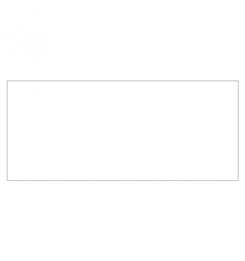 Przezroczysta podkładka 151x65cm na biurko MALM z IKEA