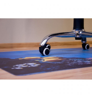 Mata ochronna pod fotel na kółkach z nadrukiem 026 - 80x120cm -  gr. 13mm