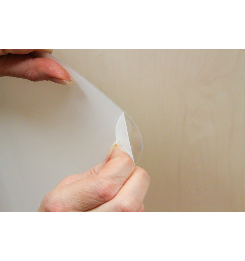 Przezroczysta podkładka 142x50cm na biurko MICKE z IKEA