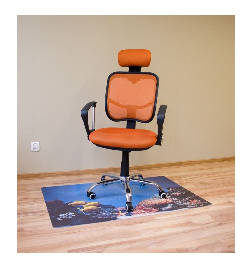 Mata ochronna pod fotel na kółkach z nadrukiem 026 - 80x120cm -  gr. 13mm