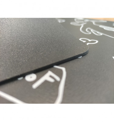 Elastyczna podkładka 180x120 cm -  ANTRACYT ciemny szary