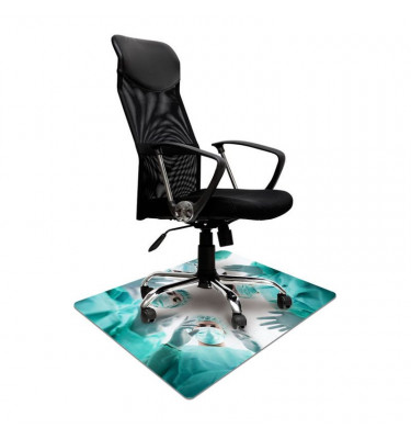 Mata ochronna pod fotel na kółkach z nadrukiem 027 - 80x120cm -  gr. 13mm