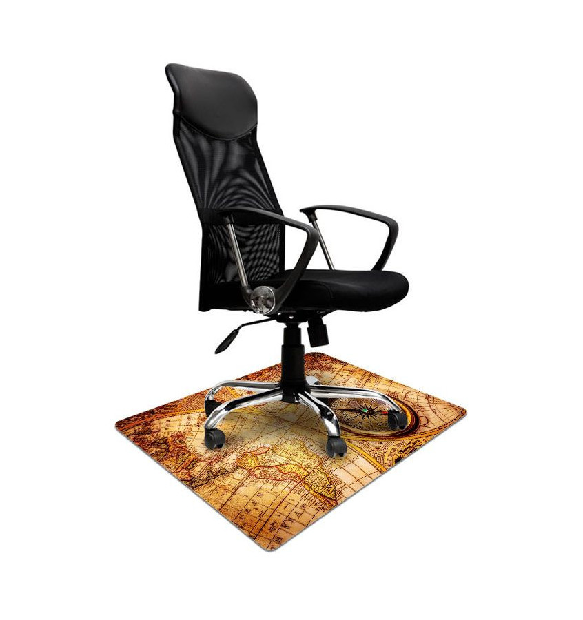 Mata ochronna pod fotel na kółkach z nadrukiem 028 - 80x120cm -  gr. 13mm