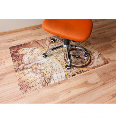 Mata ochronna pod fotel na kółkach z nadrukiem 028 - 80x120cm -  gr. 13mm