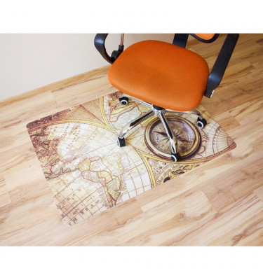 Mata ochronna pod fotel na kółkach z nadrukiem 028 - 80x120cm -  gr. 13mm