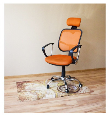 Mata ochronna pod fotel na kółkach z nadrukiem 028 - 80x120cm -  gr. 13mm