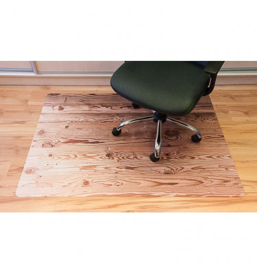 WYPRZEDAŻ podkładka 100x140cm gr 13mm pod krzesła ze wzorem 065 - DREWNO