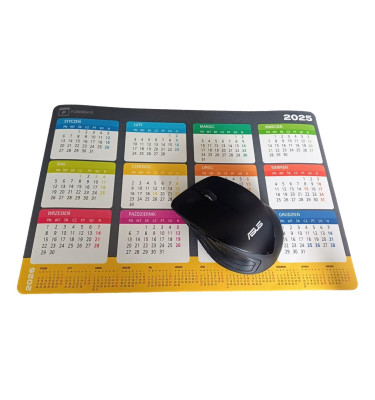 Podkładka pod myszkę 30x20cm z kalendarzem 2025 2026