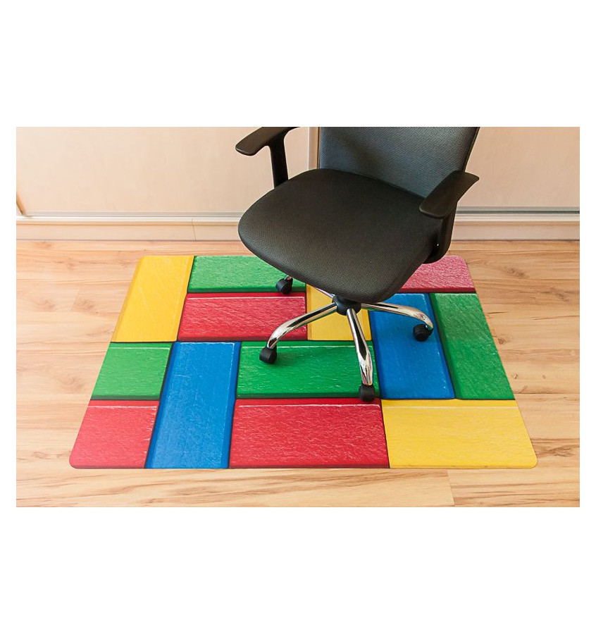 Mata 100x140cm gr 13mm ze wzorem 051 - KLOCKI