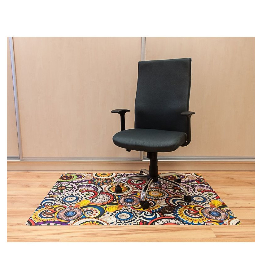 Mata 100x140cm gr 13mm ze wzorem 056 - KOLOROWE MANDALE