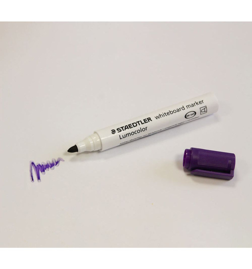 FIOLETOWY marker suchościeralny do planerów i białych tablic LUMOCOLOR Staedtler
