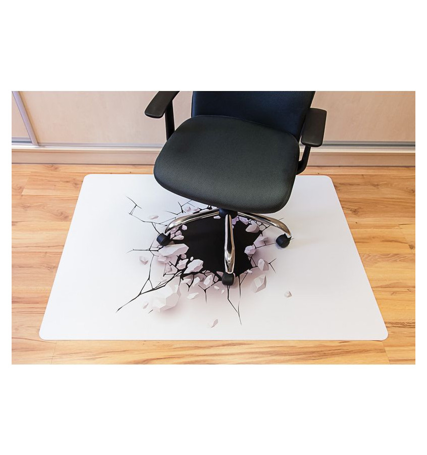 Mata 100x140cm gr 13mm ze wzorem 059 - CZARNA DZIURA