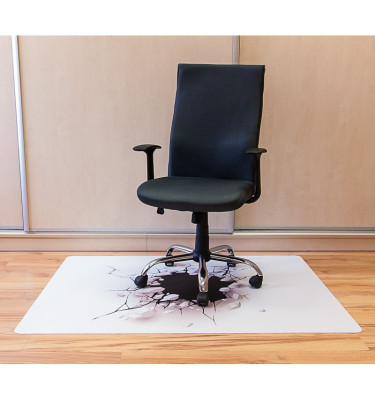 Mata 100x140cm gr 13mm ze wzorem 059 - CZARNA DZIURA