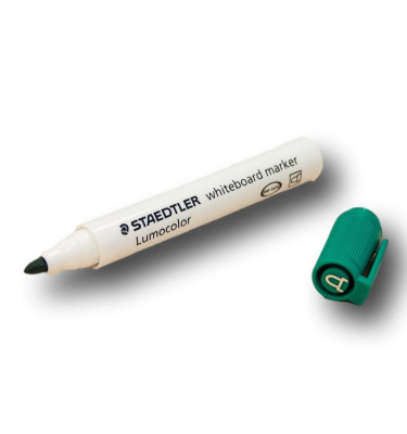 ZIELONY marker suchościeralny do planerów i białych tablic LUMOCOLOR Staedtler Whiteboard