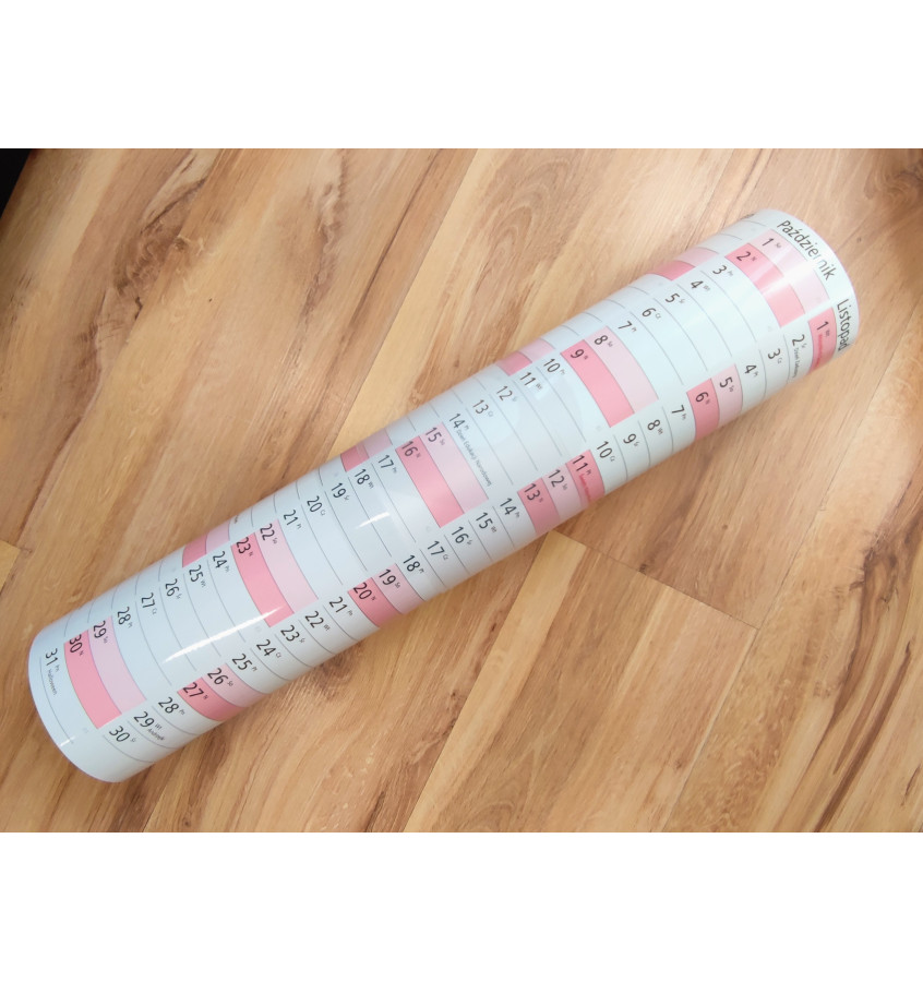 Planer ścienny 2026 MEGA kalendarz 190x102cm mocowanie smoprzylepne