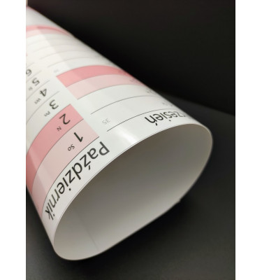 Planer ścienny 2026 138x975 cm kalendarz suchościeralny B0