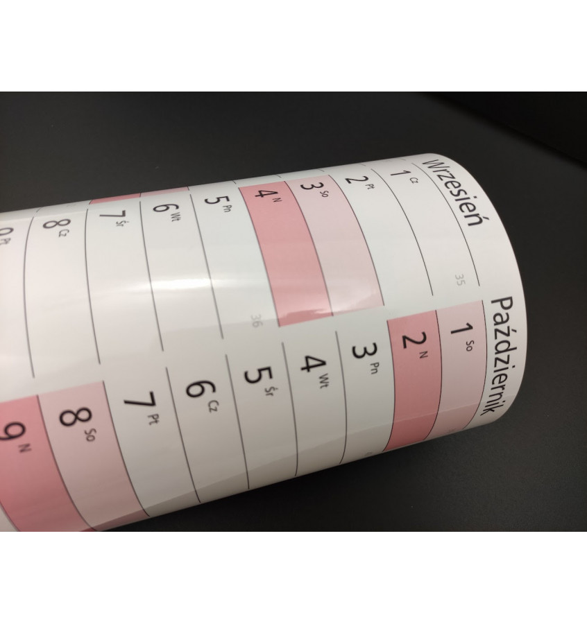 Planer ścienny 2026 138x975 cm kalendarz suchościeralny B0