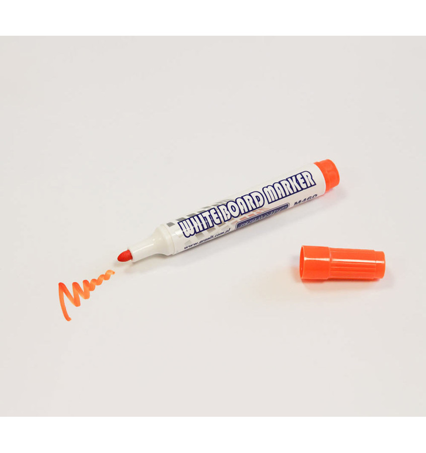 POMARAŃCZOWY marker Whiteboard GRANIT do planerów i białych tablic GRANIT