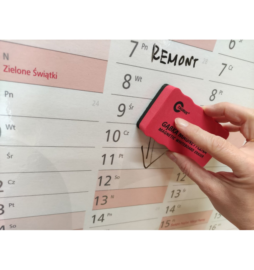 Tablica planer 2026 suchościeralny 119x84cm kalendarz A0 tworzywo