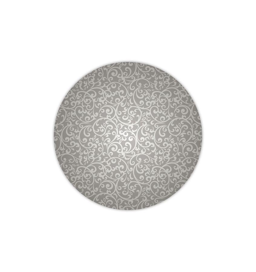 Mata ochronna pod krzesło na kółkach z grafiką 062 - pod fotel obrotowy - okrągła śr. 100cm gr. 13mm