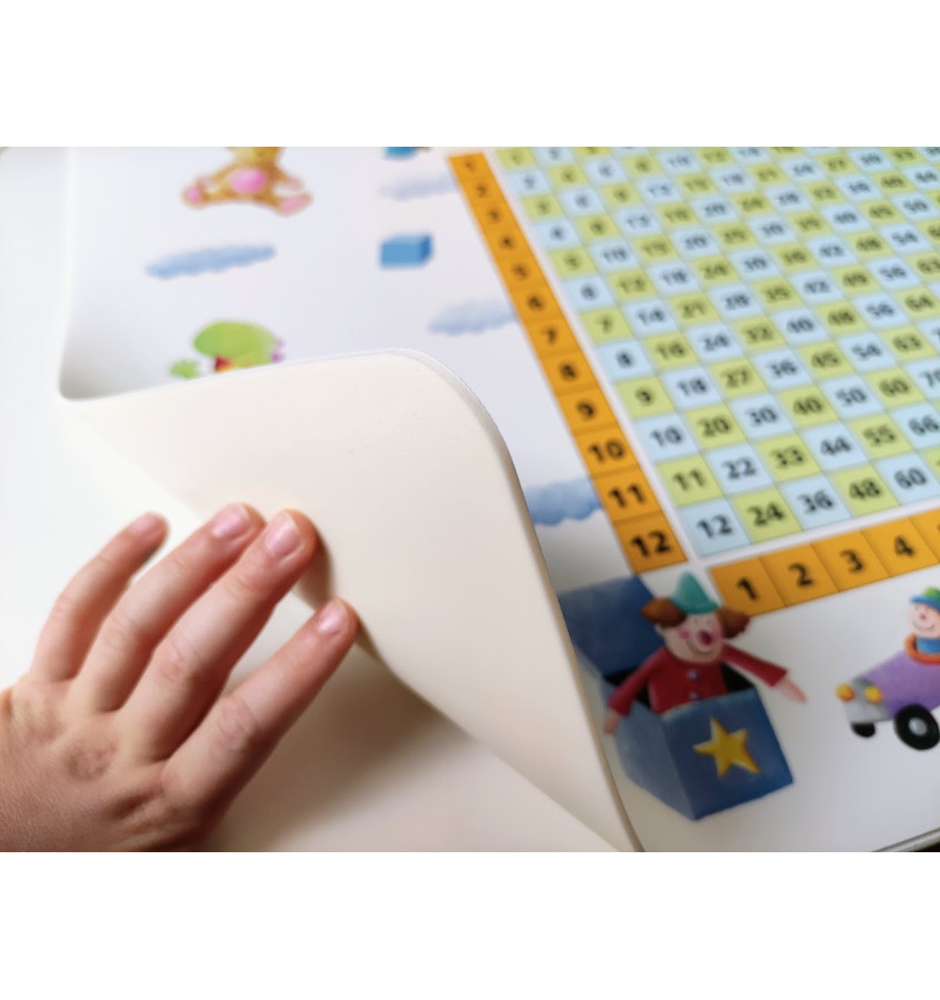 Elastyczna podkładka na biurko 60x40cm - TABLICZKA MNOŻENIA